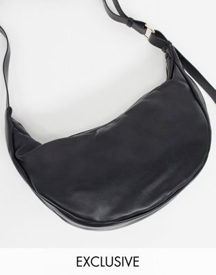 Wide Strap Sling Bag for Women in Black at Glik's , Os