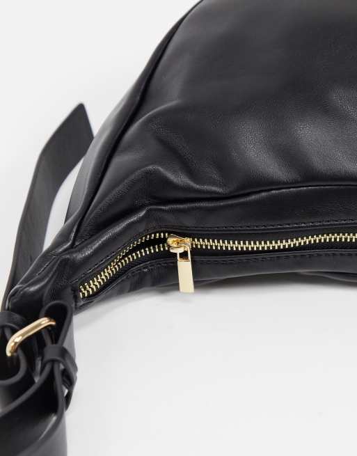 glamorous sling tote bag in black