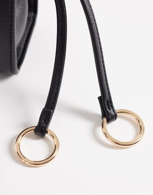 Glamorous slouch shoulder bag in black, 4 of 4