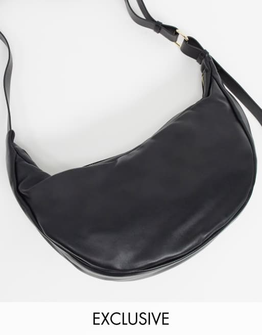 Glamorous - Sort sling-muleposetaske