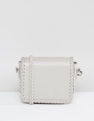 top stitch detail crossbody bag