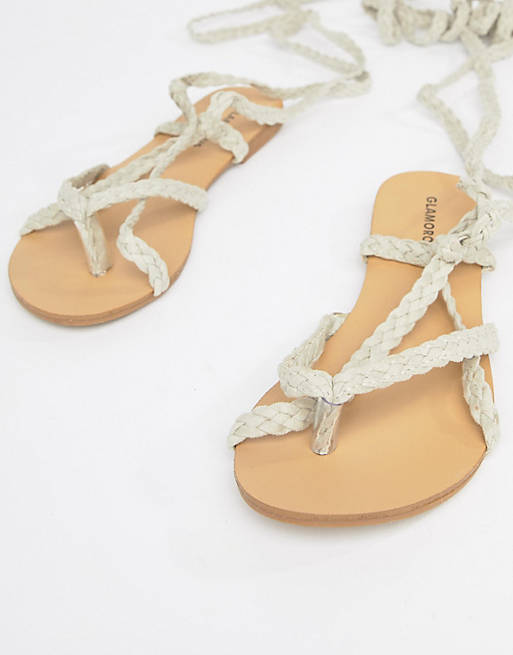 Glamorous Strappy Flat Sandals | ASOS