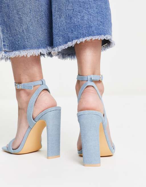 Denim 2025 sandals heels