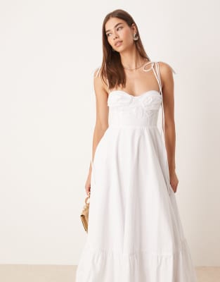 Glamorous Strappy maxi dress in white - view 1