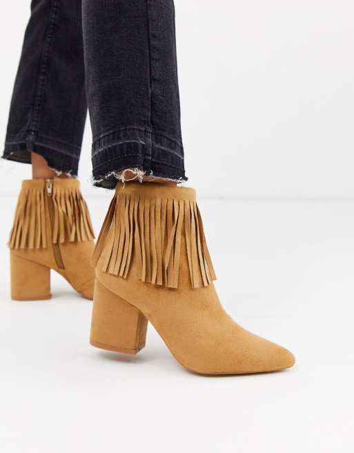 tan suede ankle boots asos