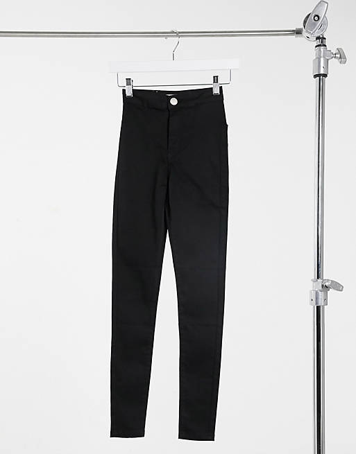 Glamorous – Svarta slim jeans med hög midja