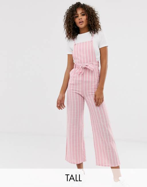 White 2025 pinafore jumpsuit