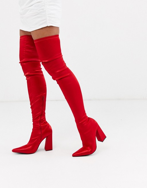 Glamorous thigh high sock boots | ASOS