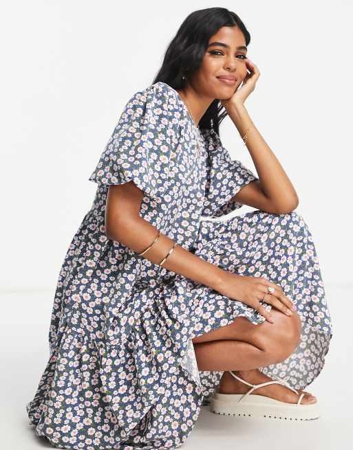 Plus size best sale smock dress uk