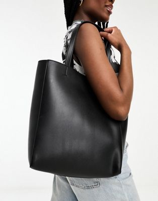 Glamorous tote bag in black  - ASOS Price Checker