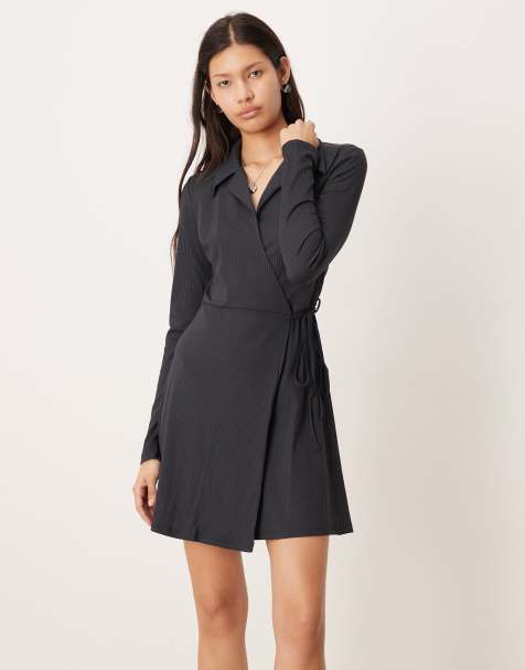 princess polly baby blue dress Blue Asos Wrap Dress for Sale up to 90% Off: Poshmark main image 1