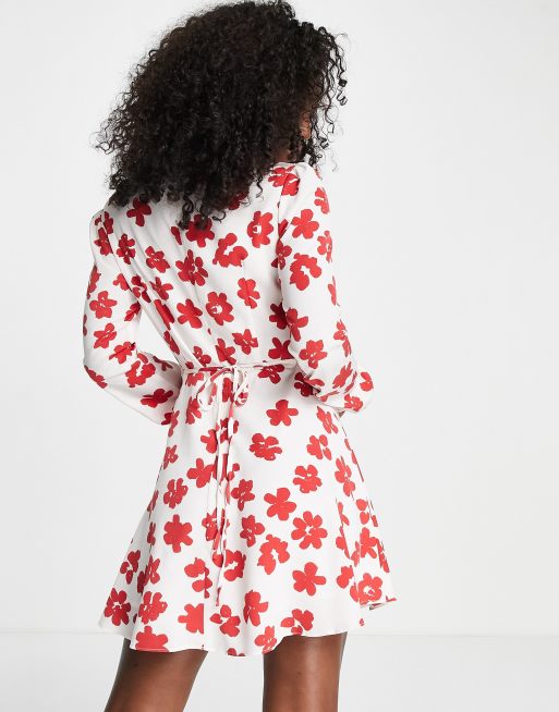 The kooples red outlet floral dress