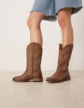 [Glamorous] Glamorous western knee boots in brown 36 BROWN
