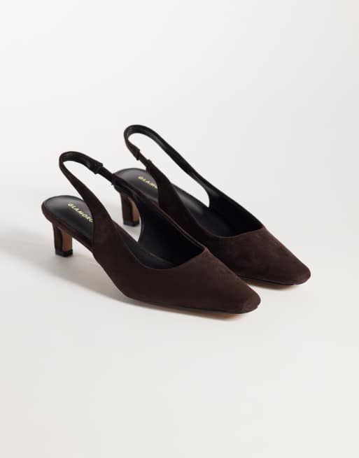 Glamorous Wide Fit ballet flats in brown suede, 4 of 4