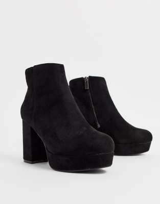 wide fit black ankle boots uk