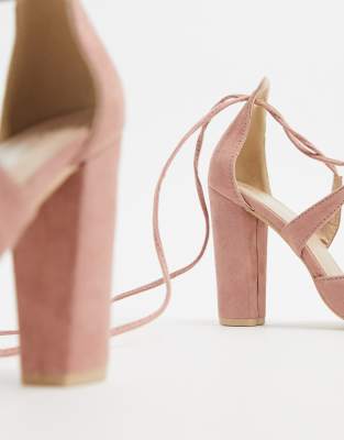 wide fit blush pink shoes