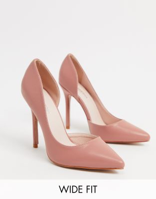 blush wide fit shoes