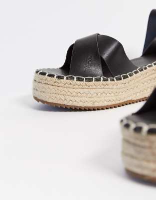 espadrille platform sandals wide fit