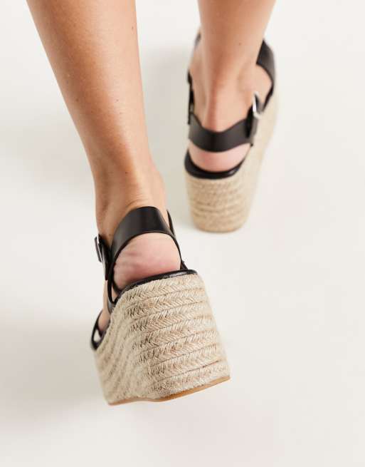 Glamorous Espadrille Wedge Sandals