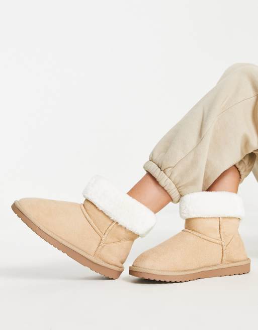 Wide outlet slipper boots