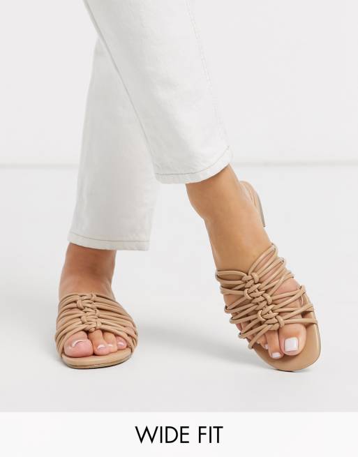tan sandals wide