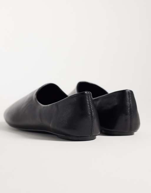 Glamorous Wide Fit flat shoes in black, 4 of 4