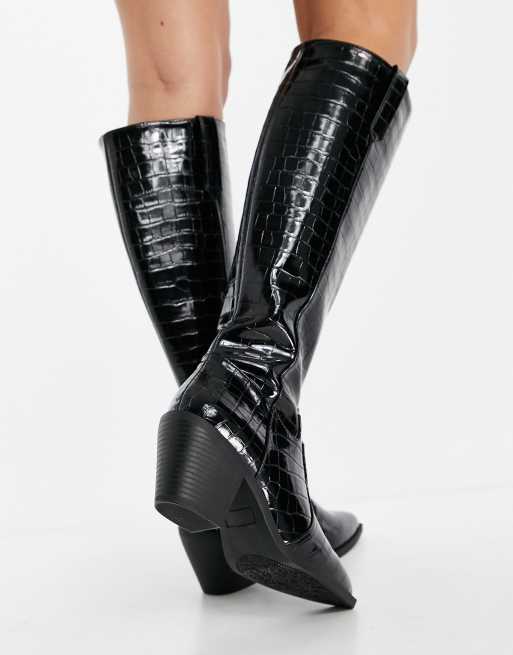 Wide fit knee high boots australia sales