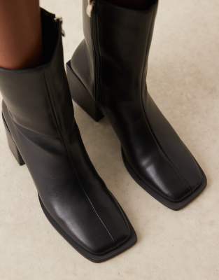 VERISSON Daen Klassische Plateau High Heels Slip on Pups Stiletto Absatz