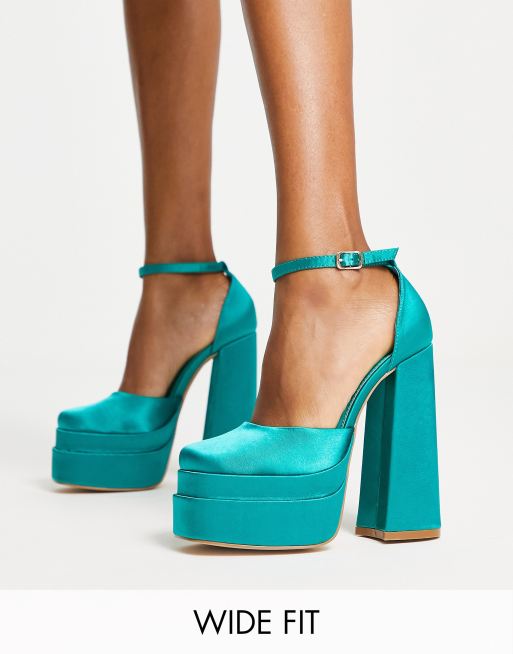 Teal cheap color sandals