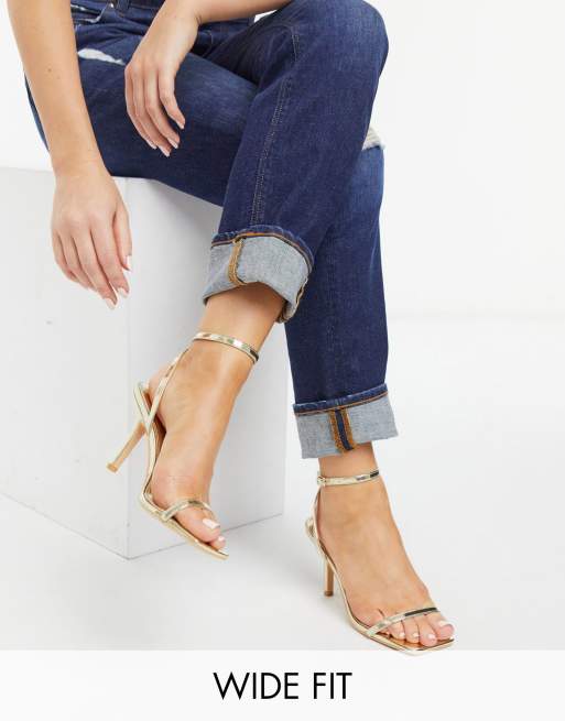 Sandale wide store fit femme