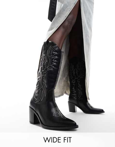 Asos cowgirl boots hotsell