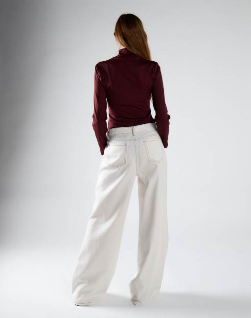 Glamorous Wide-leg jeans in off white, 4 of 4