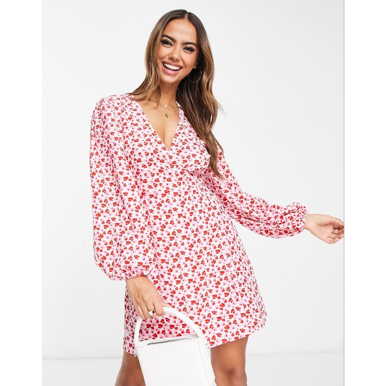 Wrap tea sale dress uk