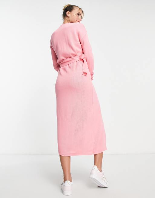 Pink jumper deals dress