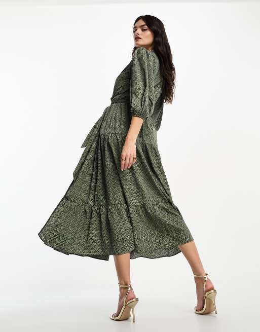 Image maxi wrap outlet dress just female