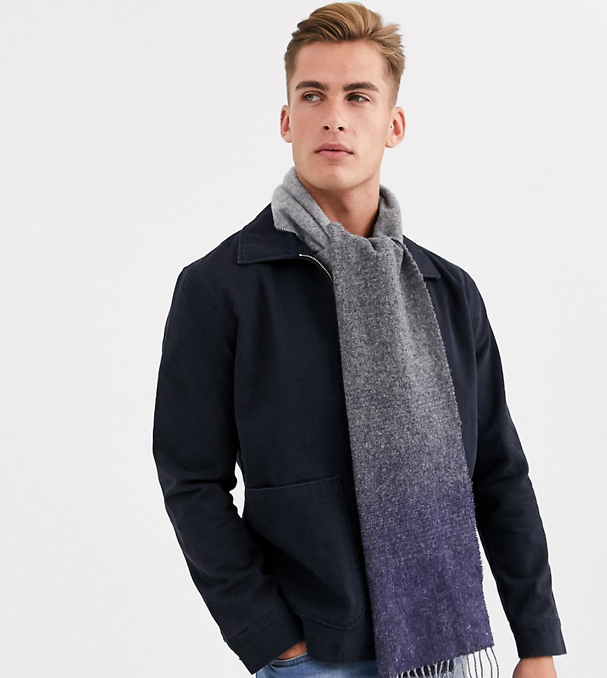 Glen Lossie lambswool scarf in ombre effect Exclusive at ASOS-Multi