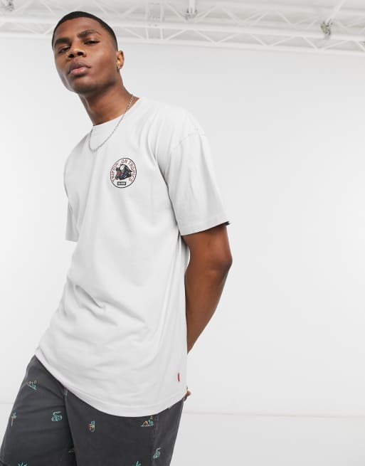 Globe Trippin' - T-shirt in puimsteengrijs