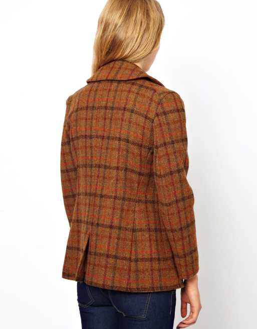 Harris tweed deals reefer jacket