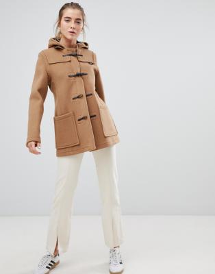 mid length duffle coat