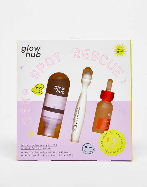 Glow Hub – 360 Spot Rescue Triple Action – Zestaw do stosowania punktowego na niedoskonałości
