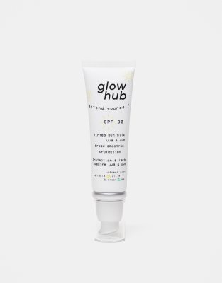 Glow Hub - Lait solaire teinté SPF 30-Pas de couleur
