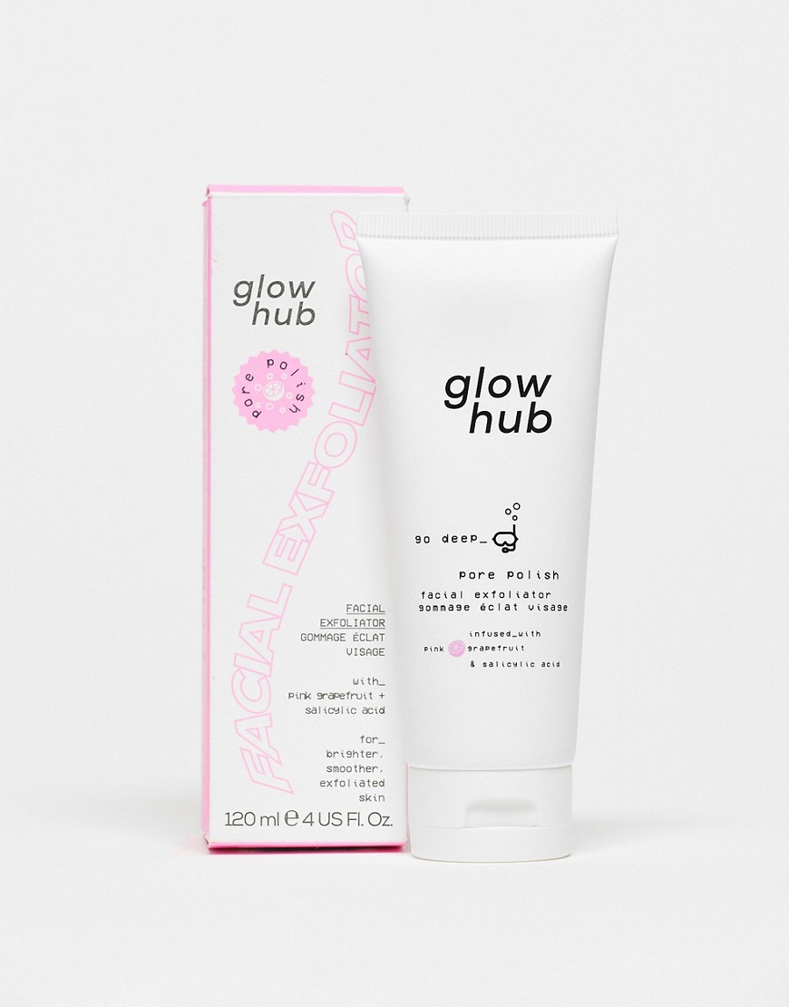 Glow Hub Pore Polish Facial Exfoliator-Clear