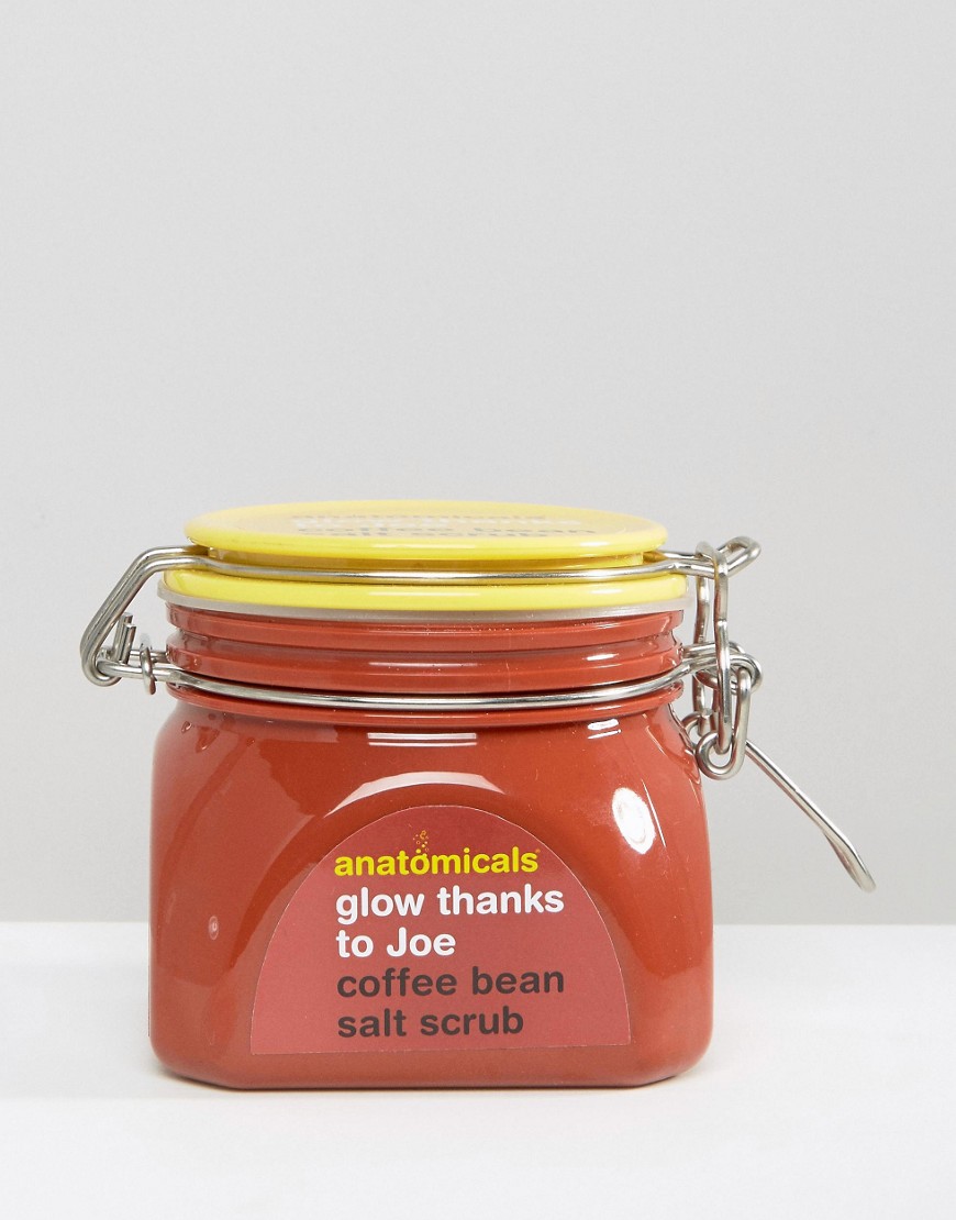 Glow Thanks To Joe kaffe- og salt-scrub 650g fra Anatomicals-Ingen farve