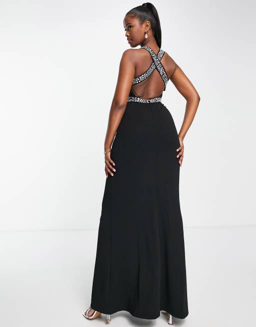 Goddiva 2024 black dress