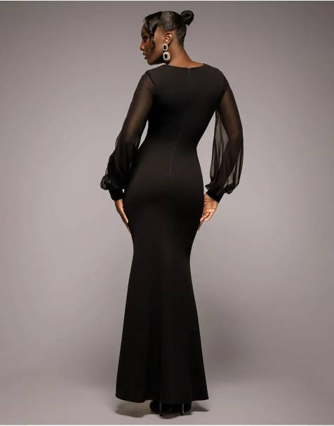 long sleeve high back wedding dress High Neck Wedding Dress with Long Sleeves – Wedding Gown Open Back Lac –  WonderlandByLilian