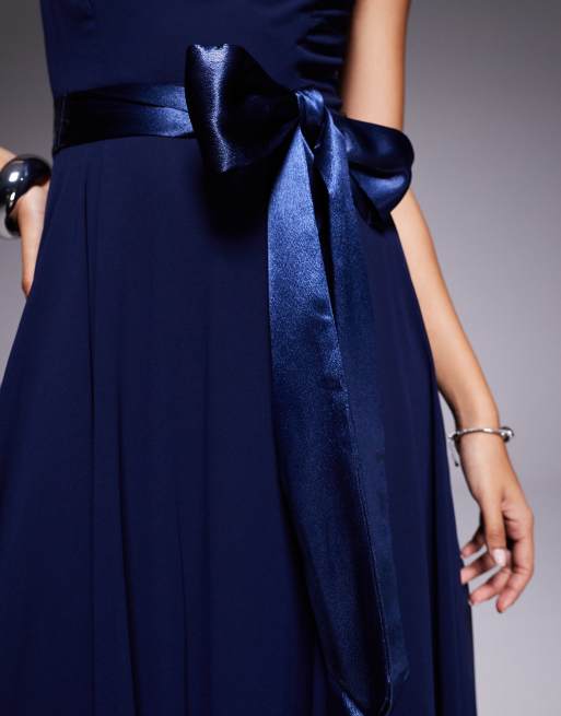 sachin and babi light blue dress Navy chiffon dress with Best Prices main image 1
