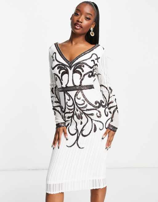 Goddiva white outlet dress