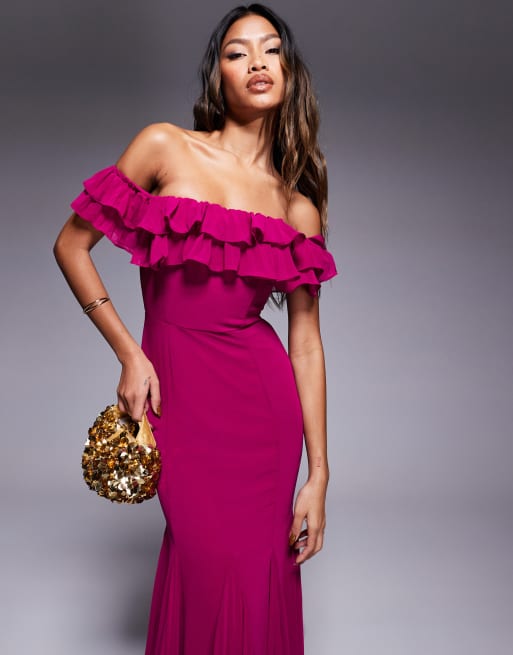 Magenta dress asos hotsell