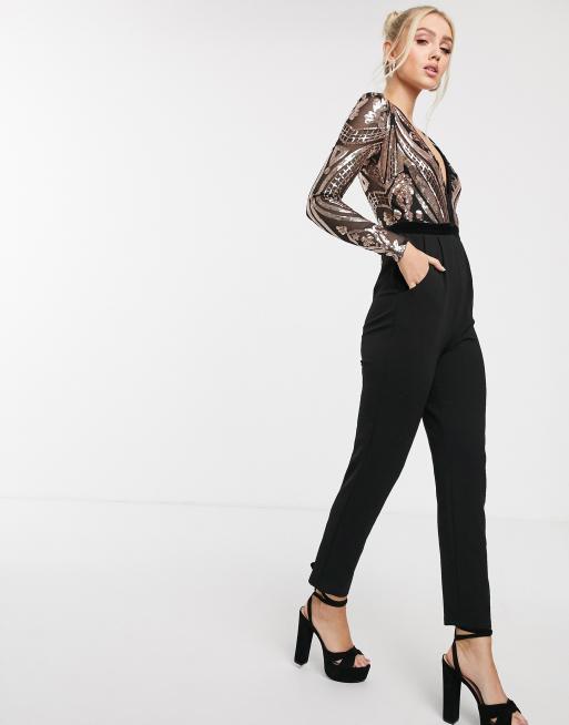 Sparkly best sale top jumpsuit