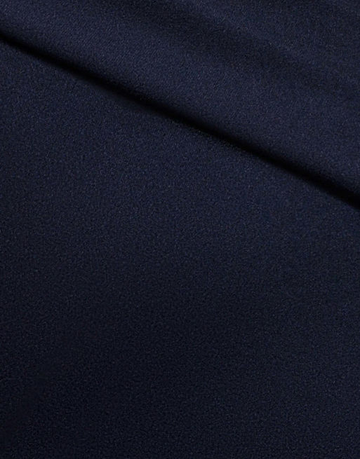Goddiva Sash one shoulder bardot maxi dress in navy, 3 of 4